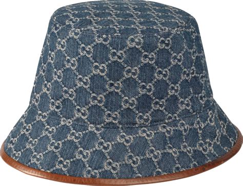 gucci basket hat|Gucci bucket hat denim.